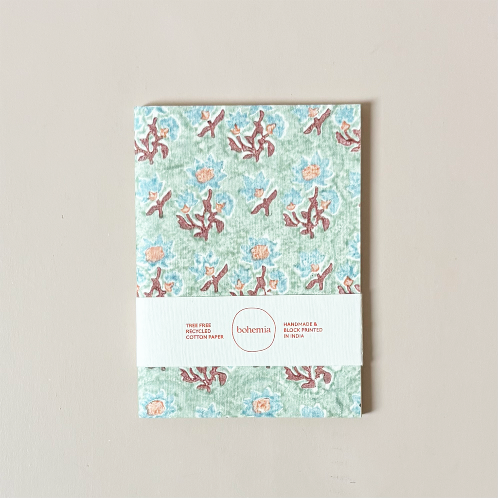 Posie Notebook Duck Egg