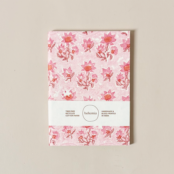 Posie Notebook Vintage Pink