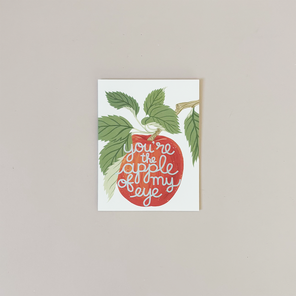 Apple of My Eye Note Card