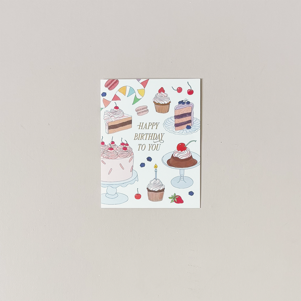 Birthday Treats Note Card