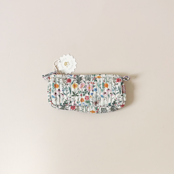 Botanist Quilted Pencil Pouch