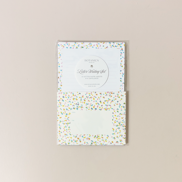 Confetti Letter Writing Set