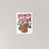 Geranium Note Card