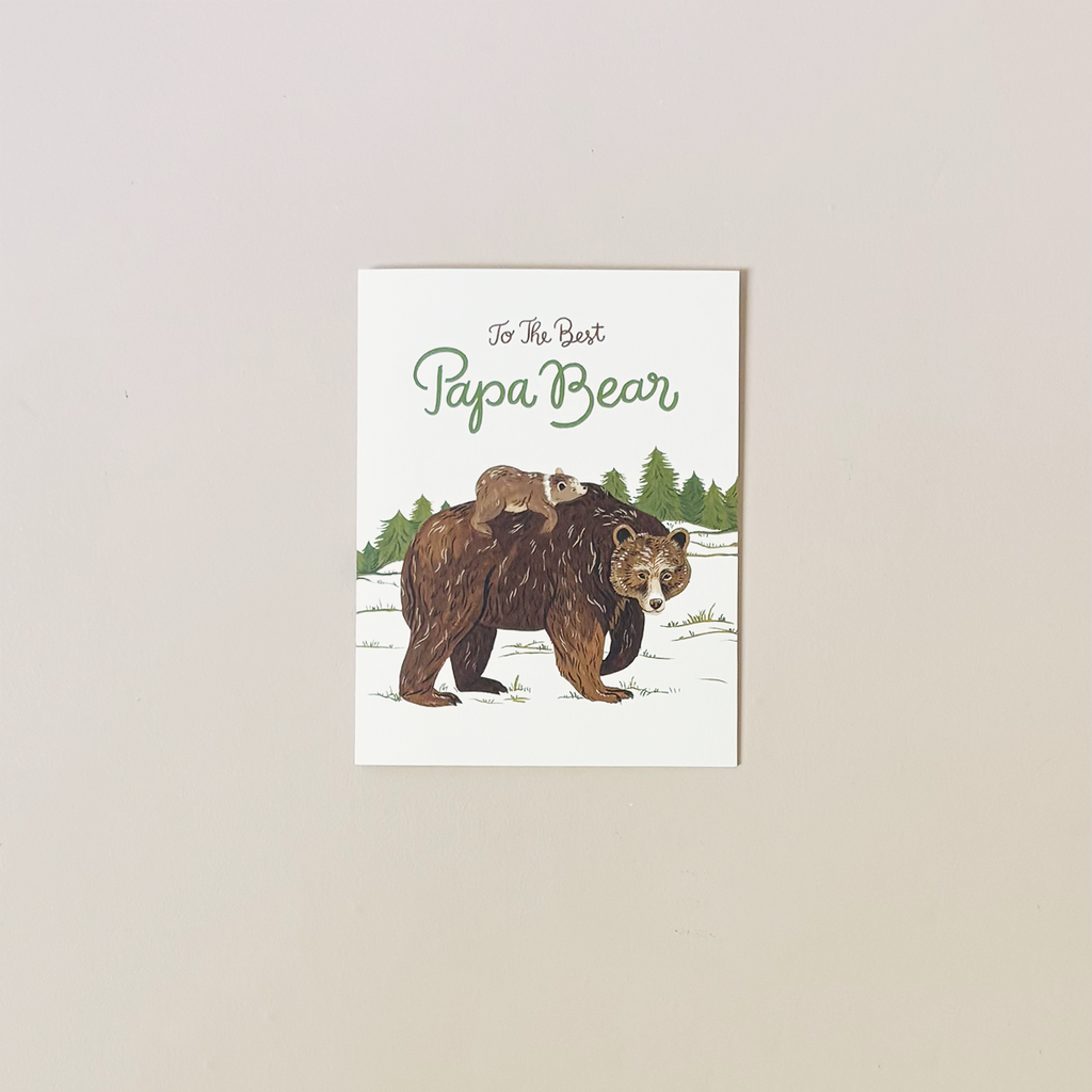 Papa Bear Note Card