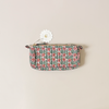 Rose Quilted Pencil Pouch