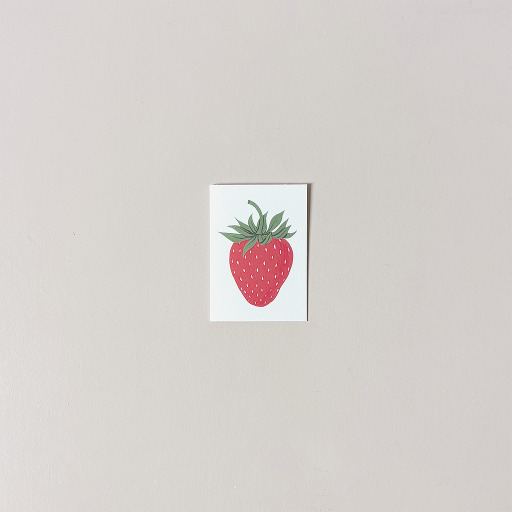 Strawberry Mini Note Card