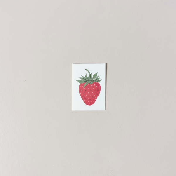 Strawberry Mini Note Card