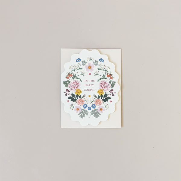 To The Happy Couple Note Card