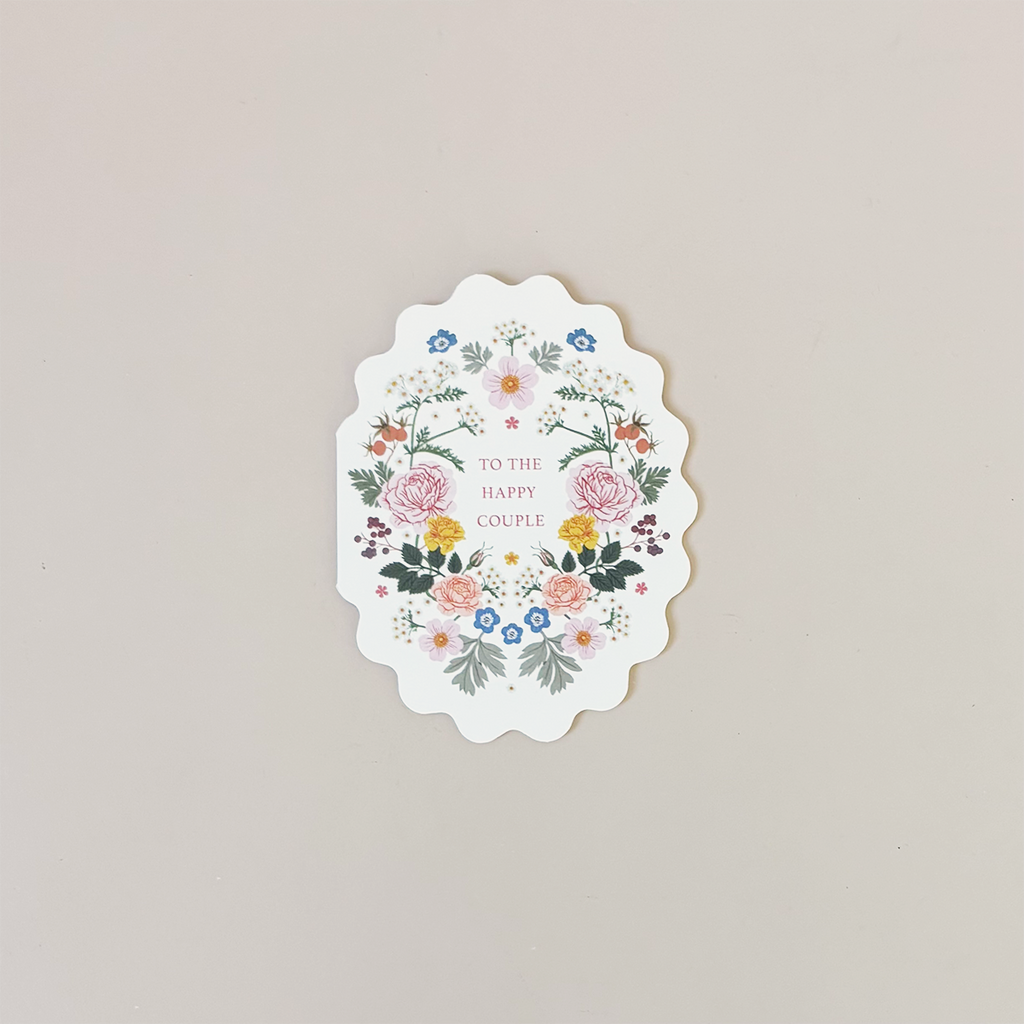 To The Happy Couple Note Card