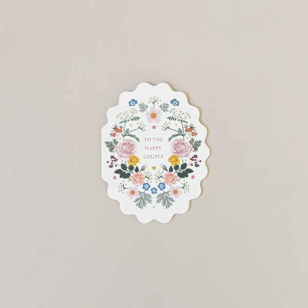 To The Happy Couple Note Card