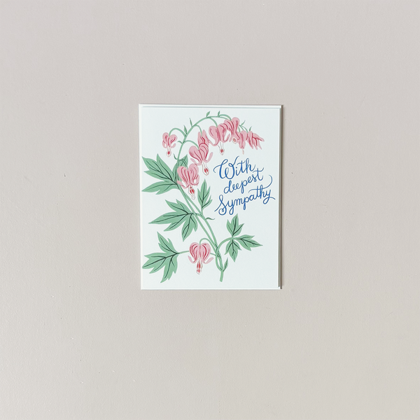 With Deepest Sympathy Note Card
