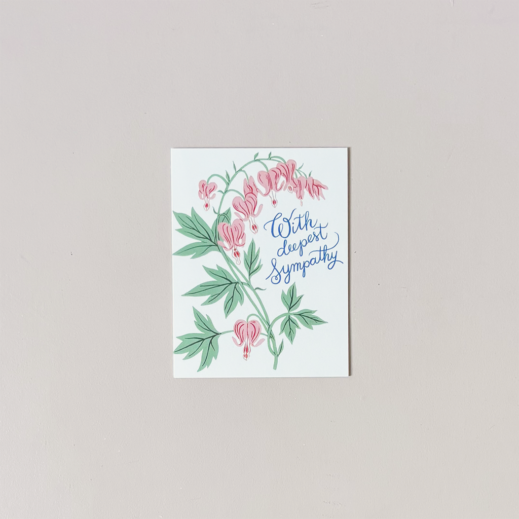 With Deepest Sympathy Note Card