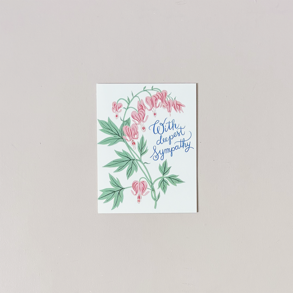 With Deepest Sympathy Note Card