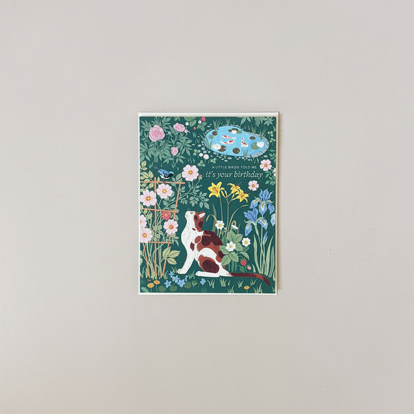 A Little Birdie Told Me Note Card