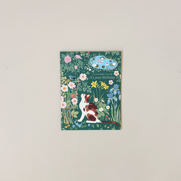 A Little Birdie Told Me Note Card