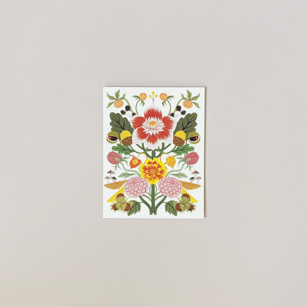 Autumn Blooms Note Card