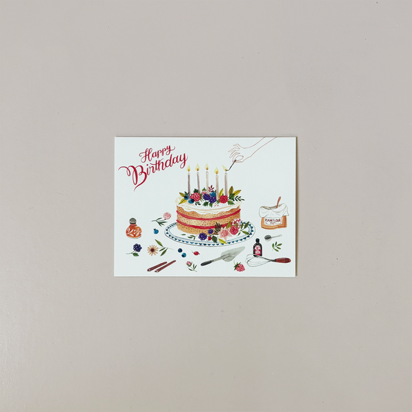 Birthday Cake Note Card