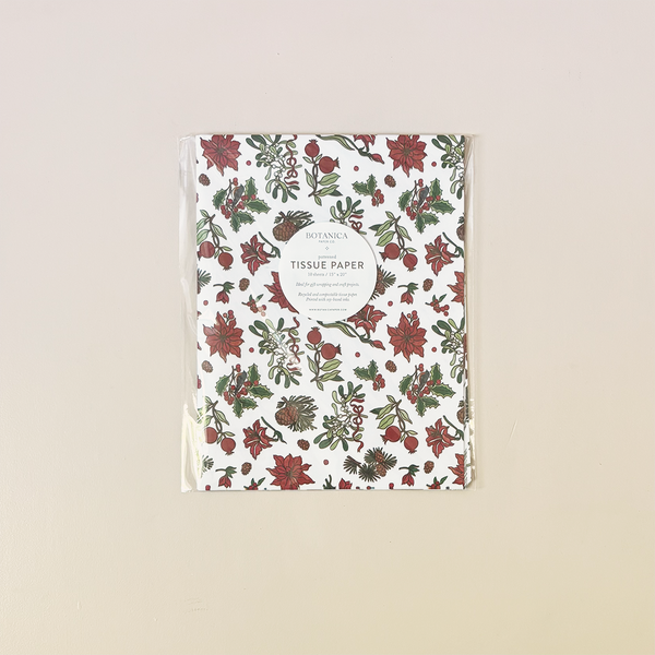 Christmas Florals Tissue Paper