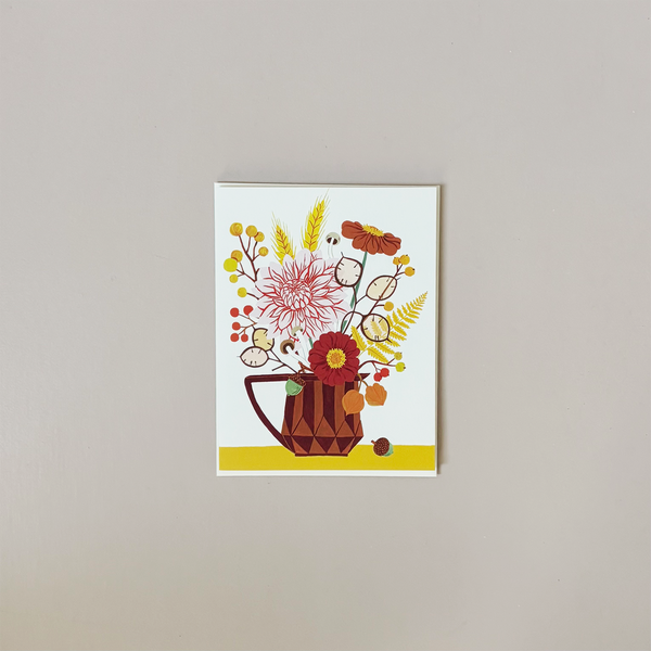 Fall Vase Note Card