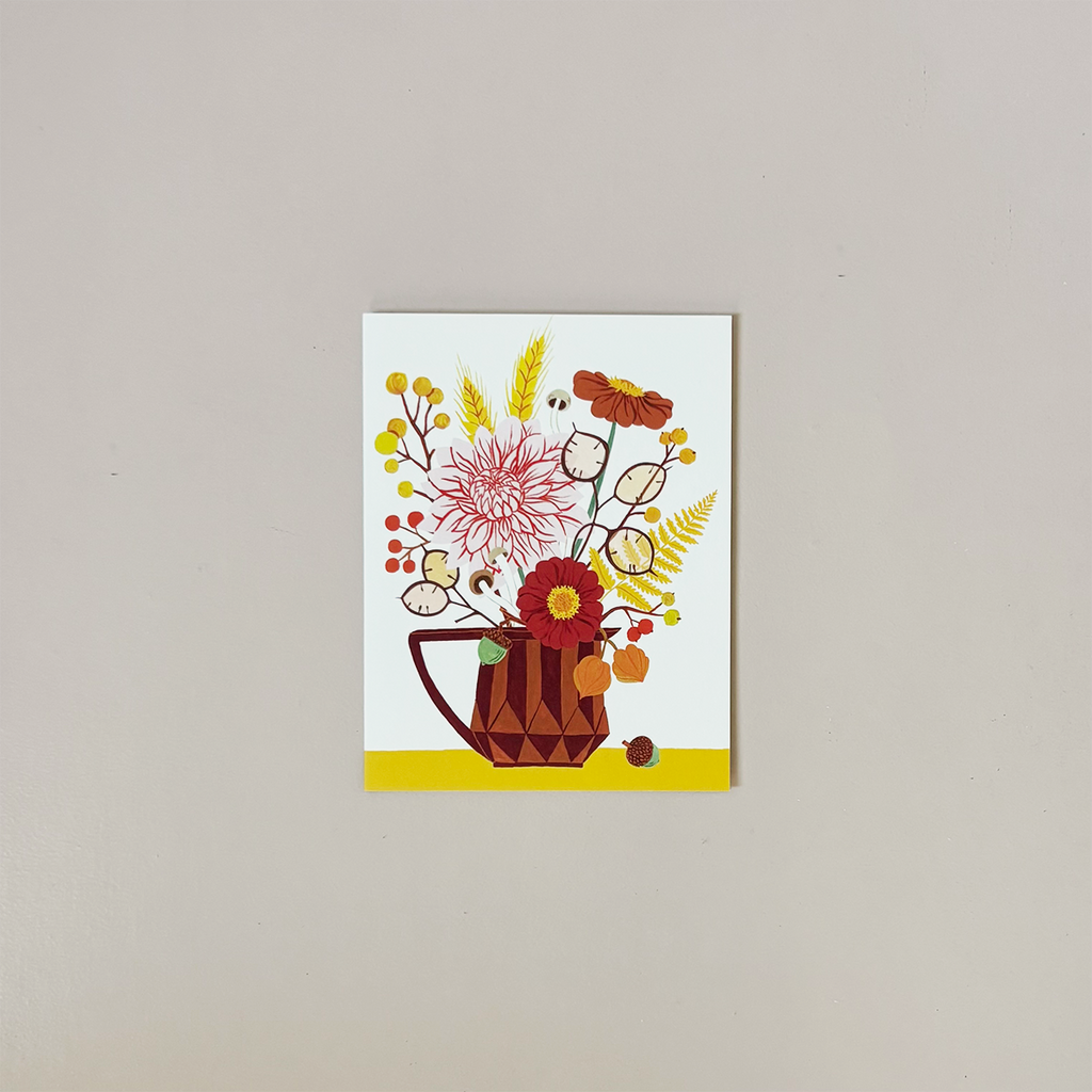 Fall Vase Note Card