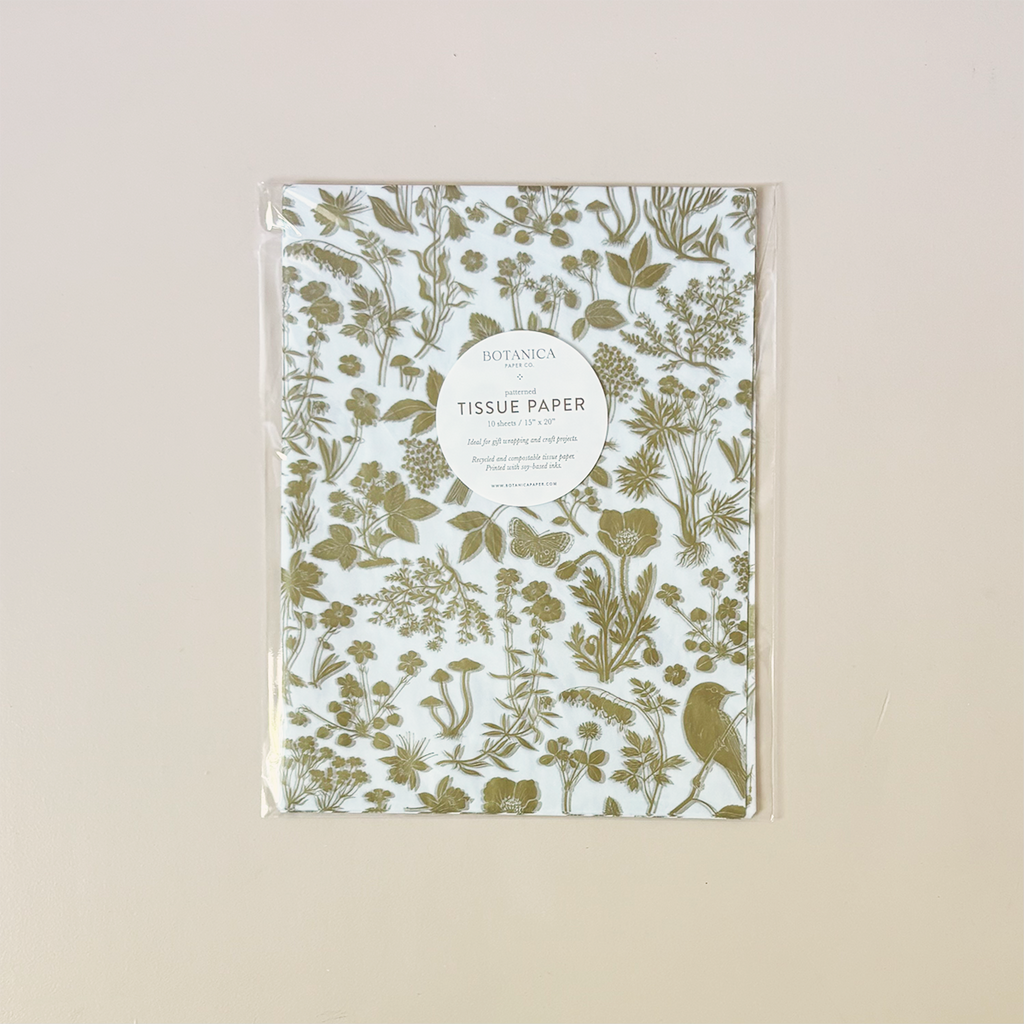 Gold Meadow Tissue Paper