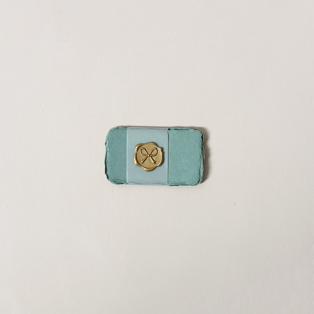 Handmade Paper 2" x 3.5" Sage