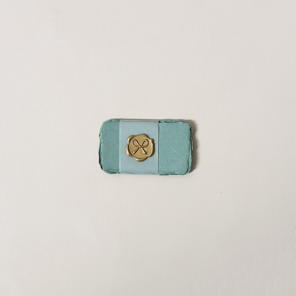 Handmade Paper 2" x 3.5" Sage