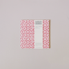 Alhambra Pink & Red Square Notebook