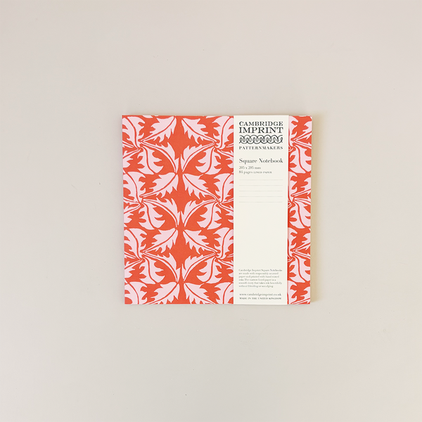 Dandelion Rose & Rust Square Notebook