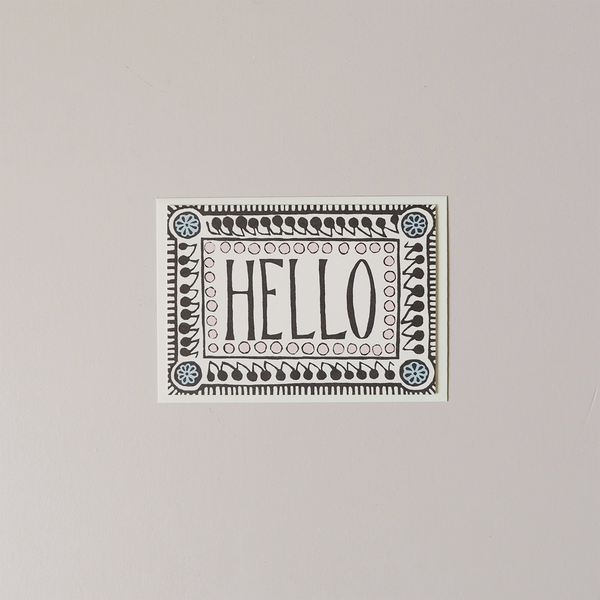 Hello Note Card