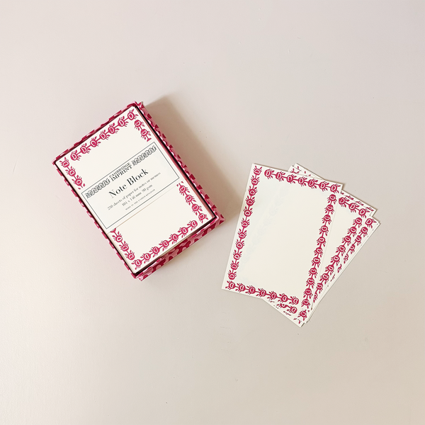 Kelp Raspberry Ripple Note Holder