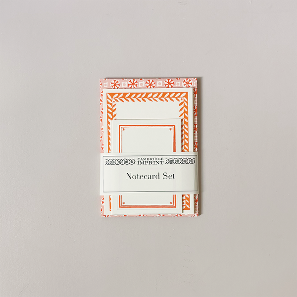 Notecard & Envelope Set Sea Urchin Neon