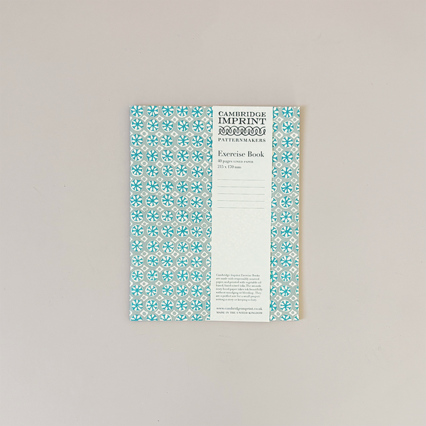 Sea Urchin Aquamarine Lined Exercise Book