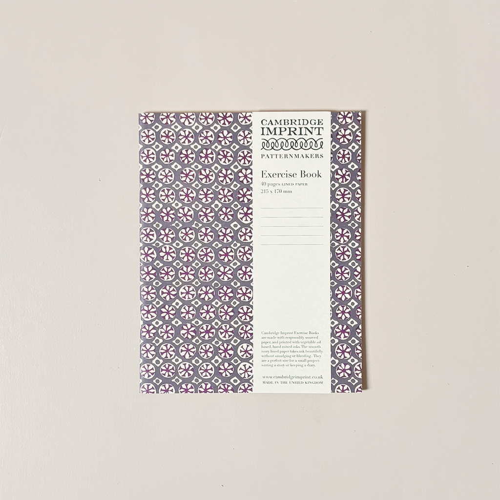 Sea Urchin French Lavender Lined Exercise Book