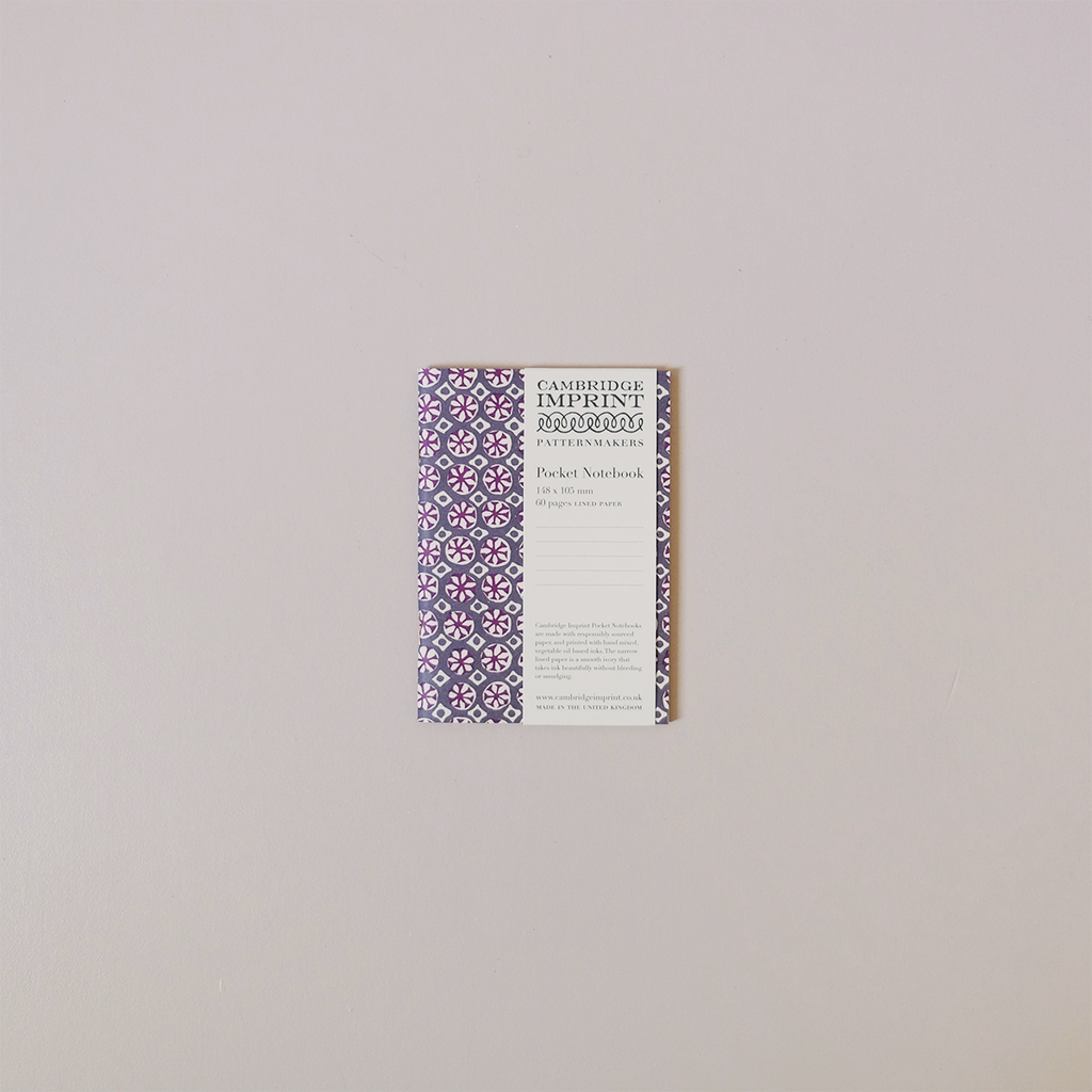 Sea Urchin French Lavender Pocket Notebook