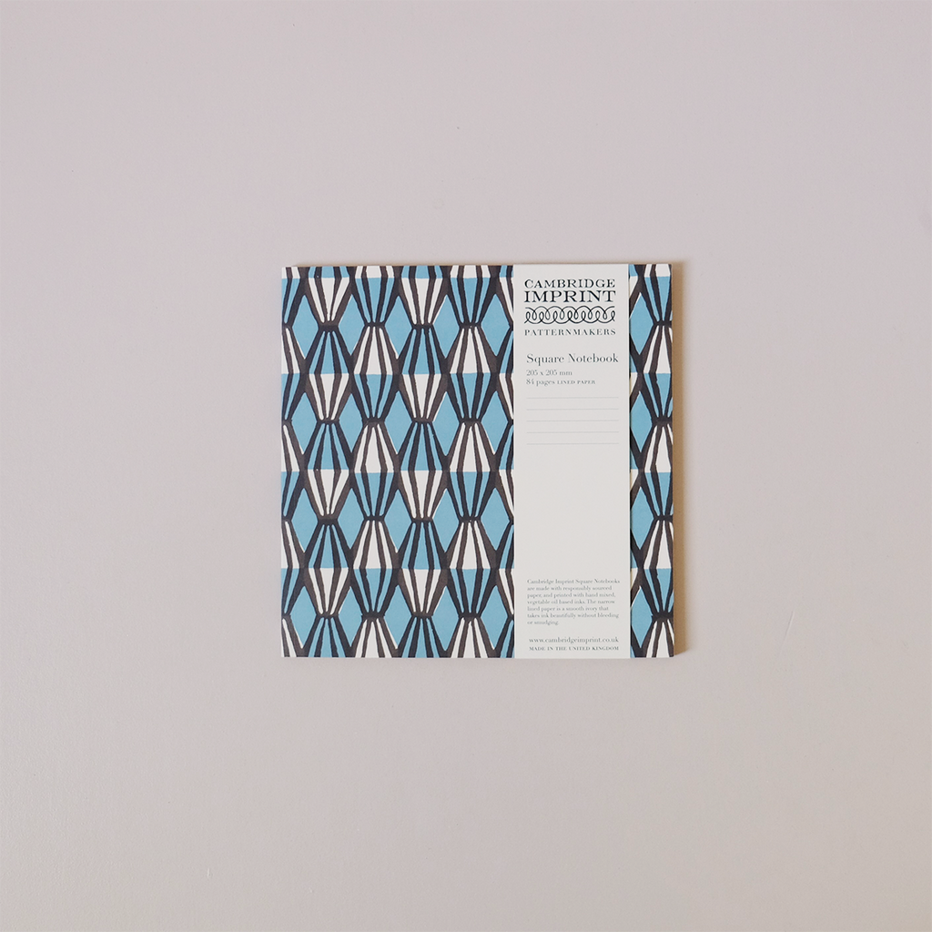 Threadwork Blue & Coffee Square Notebook