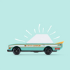 Tora Drift Teal Toons™ Car