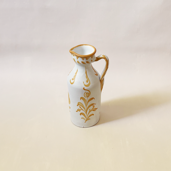 Granada Traditional Narrow Pitcher Mustard
