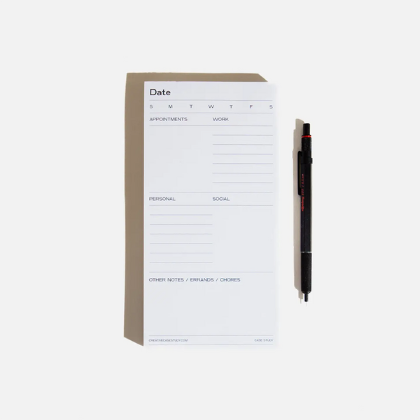 Daily Task Planner Notepad