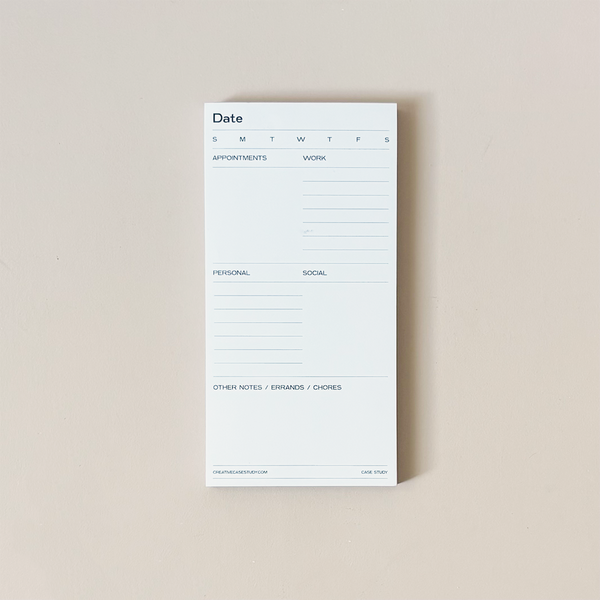 Daily Task Planner Notepad