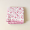 Rose Floral/Stripe Baby Blanket