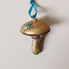 Bejeweled Beetle Mushroom Ornament