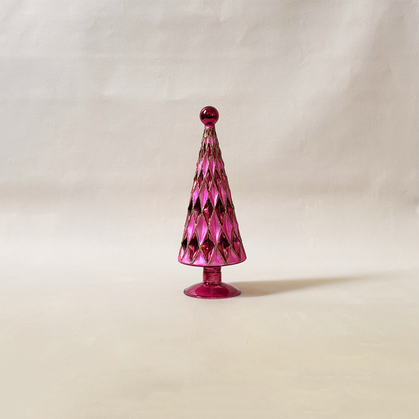 Diamond Tree Burgundy Pink