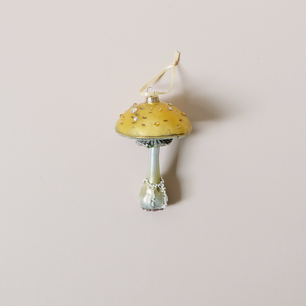 Frostfield Mushroom Ornament