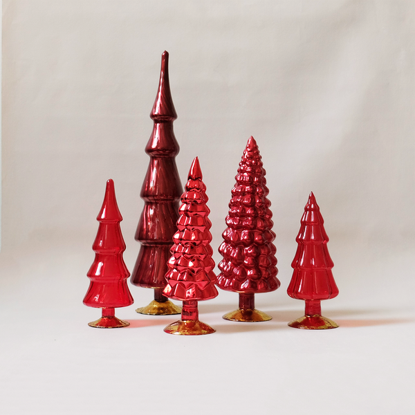 Glass Tree Red