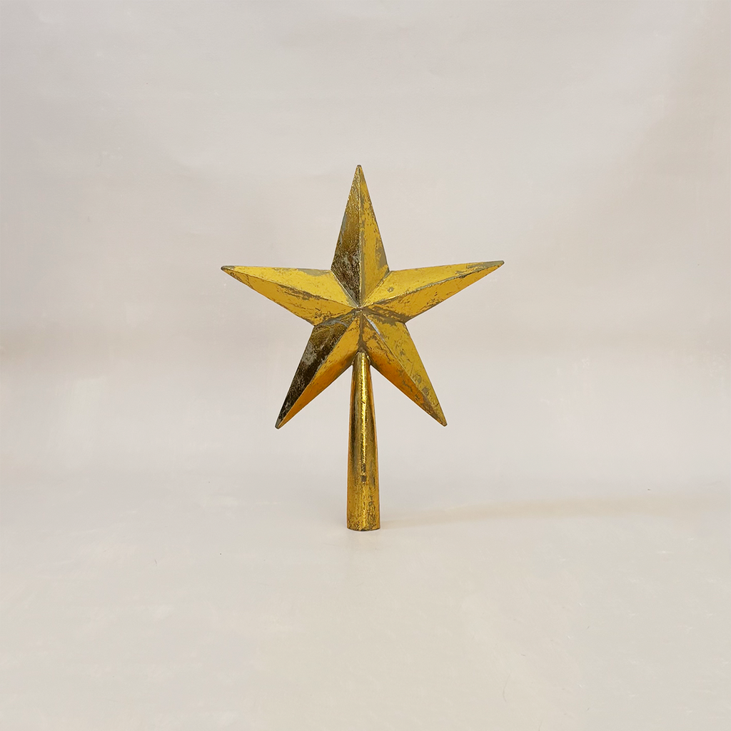 Heritage Star Tree Topper Gold