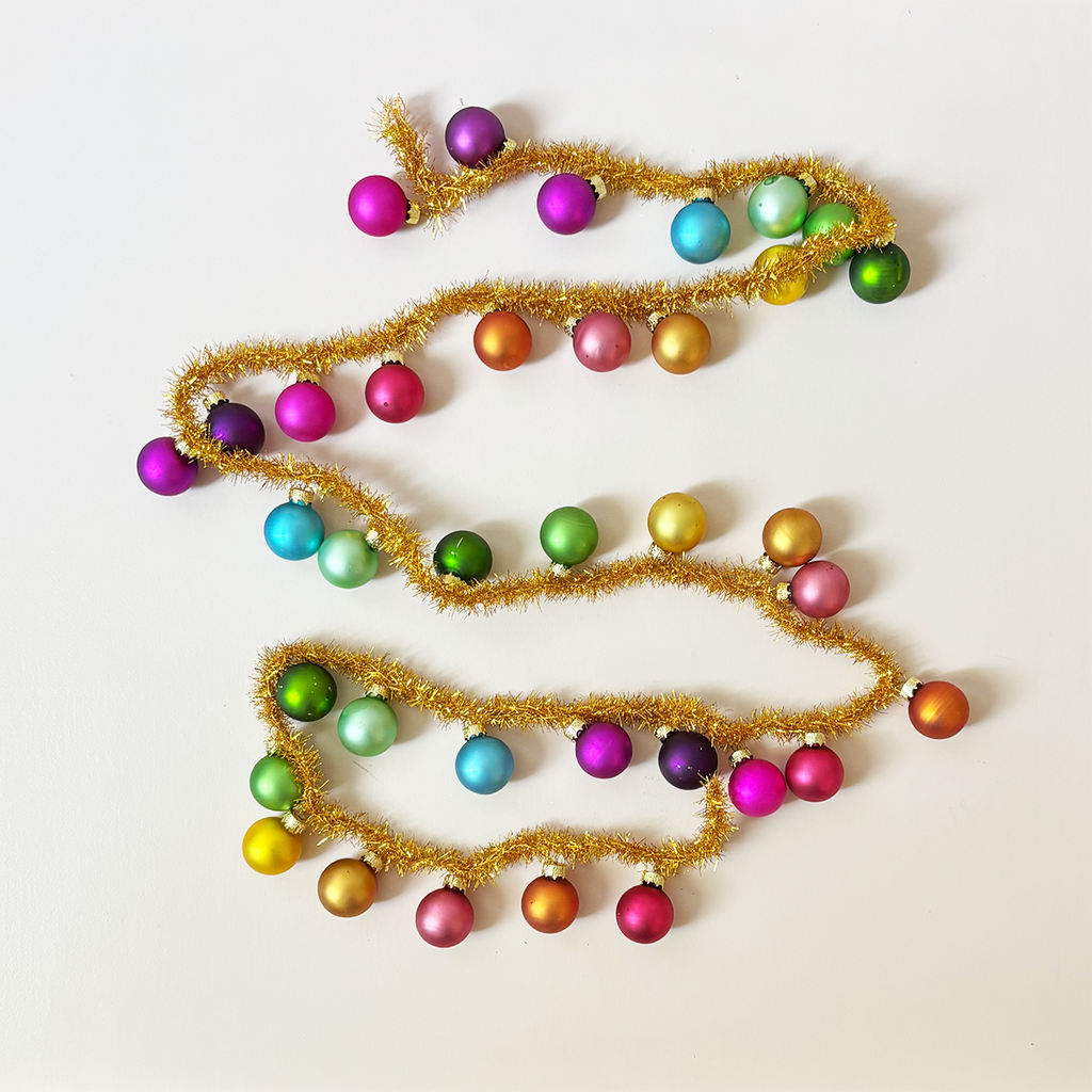 Rainbow Ball Garland