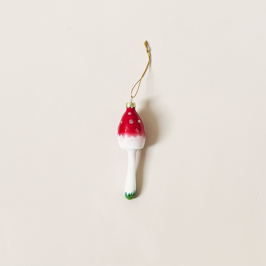 Red Forest Mushroom Ornament