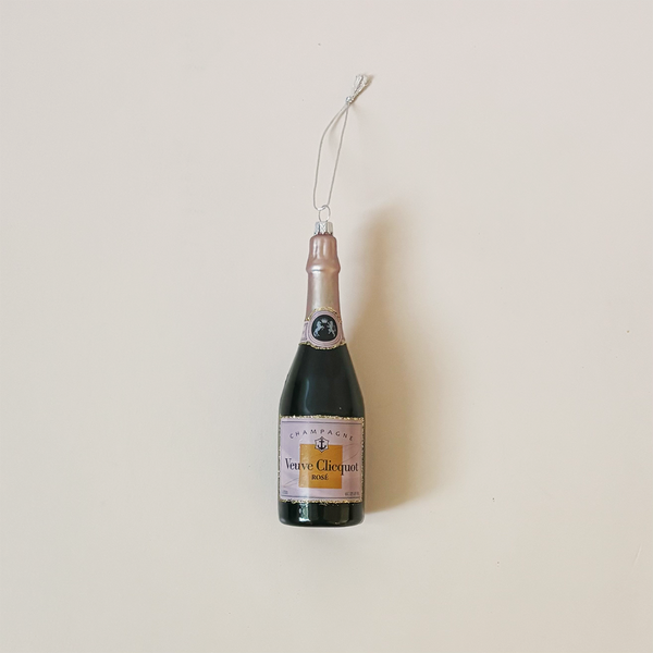Rosé Champagne Ornament