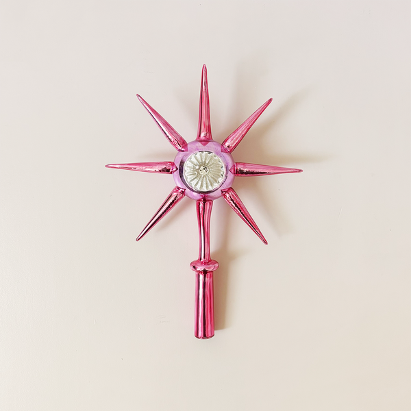 Star of Whimsy Tree Topper Pink